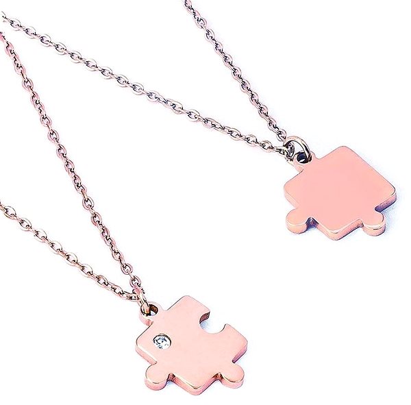 Náhrdelník VUCH Rose Gold Puzzle ...