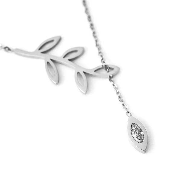 VUCH Silver Fallness Necklace.