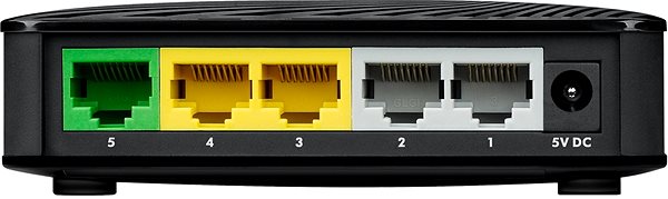 Switch Zyxel GS-105S v2 Anschlussmöglichkeiten (Ports)