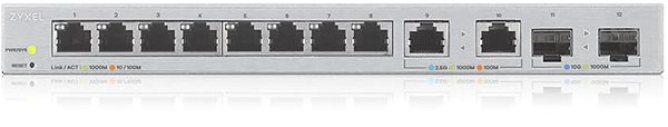Switch Zyxel XGS1210-12-ZZ0101F Anschlussmöglichkeiten (Ports)