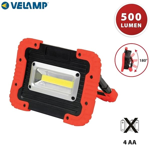 LED reflektor VELAMP IS590 pracovný LED reflektor Vlastnosti/technológia