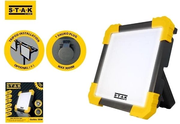 LED Reflector Zone light 50W with 3m cable ...