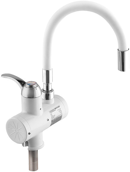 MIXXUS Tap with Electric Water Heater and Flexi Spout ELW21-EF-WHITE, white .