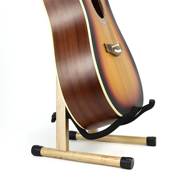 Gitarrenständer Veles-X Solid Wooden Folding Guitar Stand ...