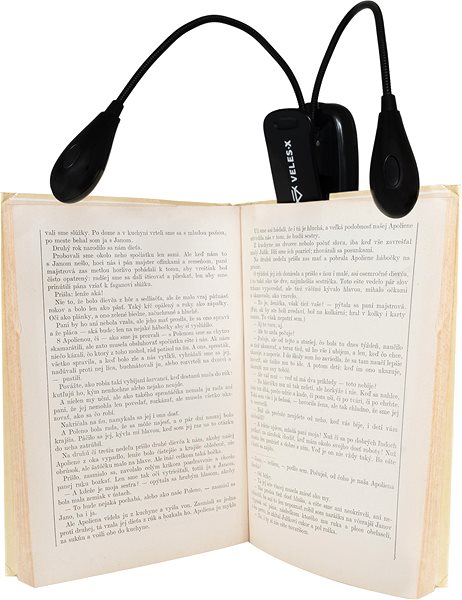 Lampička na noty Veles-X Music Stand and Reading Clip on Double LED Lamp ...