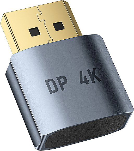Adapter Vention DisplayPort Dummy Plug Gray Aluminum Alloy Type ...