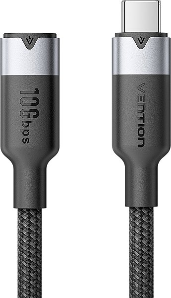Data Cable Vention USB 3.2 Type-C Extension Cable 0.5m Black ...