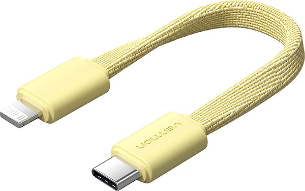 Adatkábel Vention Cable for Power Bank 0,11m Yellow ...