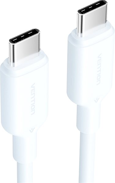 Data Cable Vention USB 2.0 Type-C Male to Type-C Male 3A Cable 2M Blue PVC Type ...