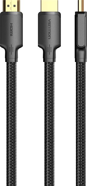 Videokábel Vention Cotton Braided 4K HDMI Male to Male Cable 3M Black ...