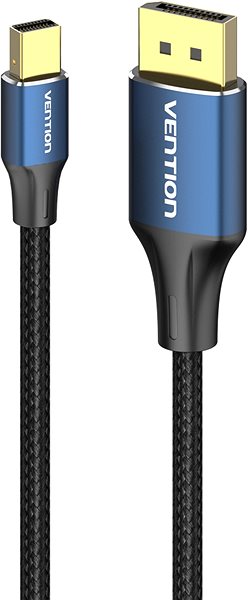 Videokabel Vention Cotton Braided Mini DP Male to DP Male 8K HD Cable 1.5m Blue Aluminum Alloy Type ...