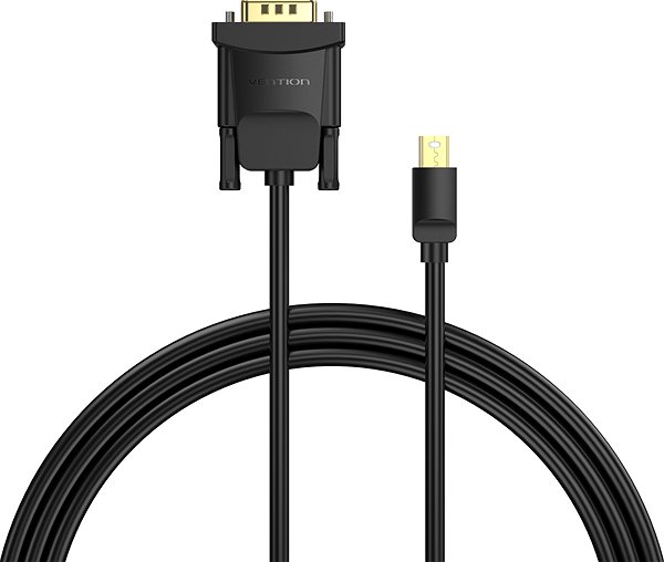 Video kábel Vention Mini DP Male to VGA Male HD Cable 2 m Black ...