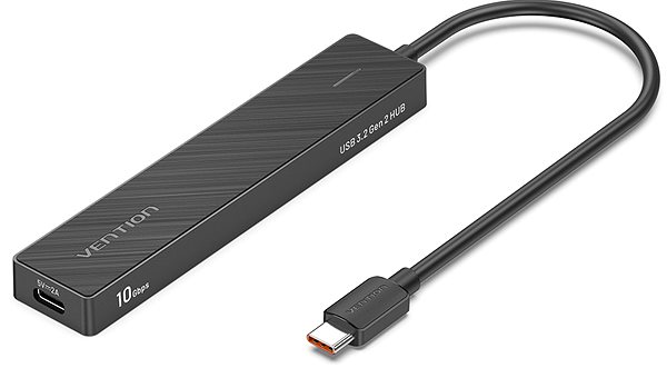 USB Hub Vention 5-in-1 USB-C to USB-C / 4x USB 3.2 Gen 2 10G Hub 0.15M Black ...