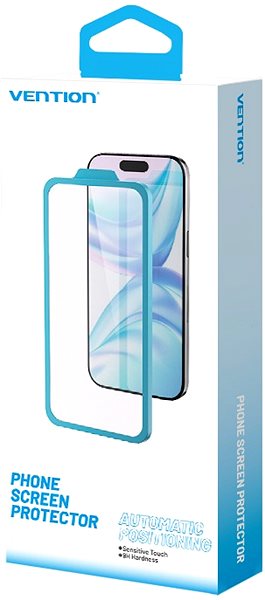 Glass Screen Protector Vention All-in-One Dust Removal HD Tempered Film iPhone 16 Dust Bin 6.1 inch ...