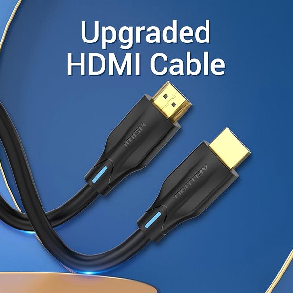 Video Cable Vention HDMI 2.1 Cable 8K 5m Black Metal Type Features/technology