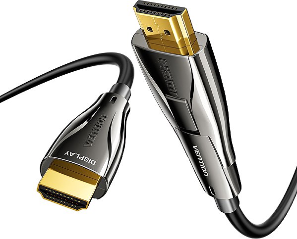 Video Cable Vention Detachable Optical HDMI-A Male to HDMI-D + HDMI-A Male 4K Cable 15M Black ...