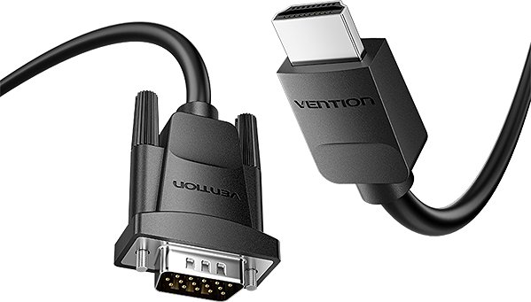 Video Cable Vention HDMI-A Male to VGA Male HD Cable 1M Black ...