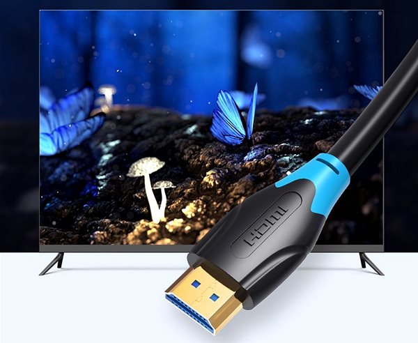 Videokábel Vention HDMI 2.0 Exclusive Cable 0.5m Black Type ...