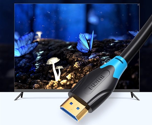 Video kábel Vention HDMI 2.0 Exclusive Cable 1 m Black Type ...