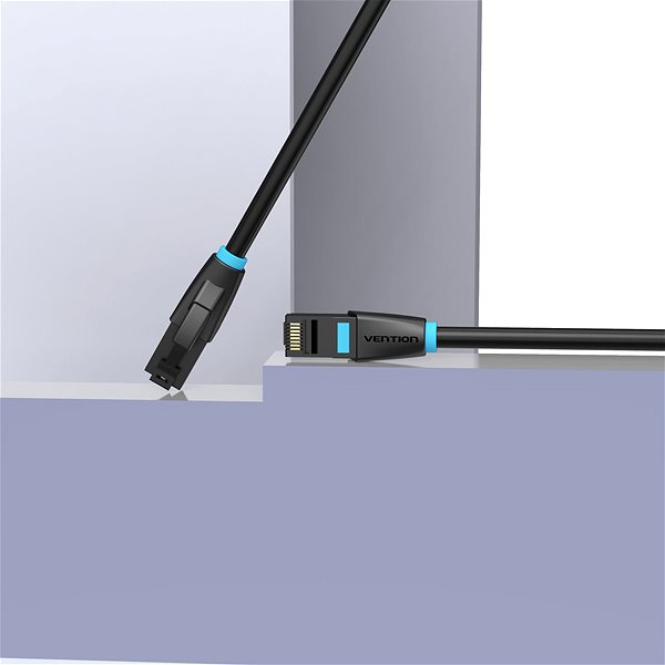 Sieťový kábel Vention Cat.6 UTP Patch Cable 1.5M Black Lifestyle