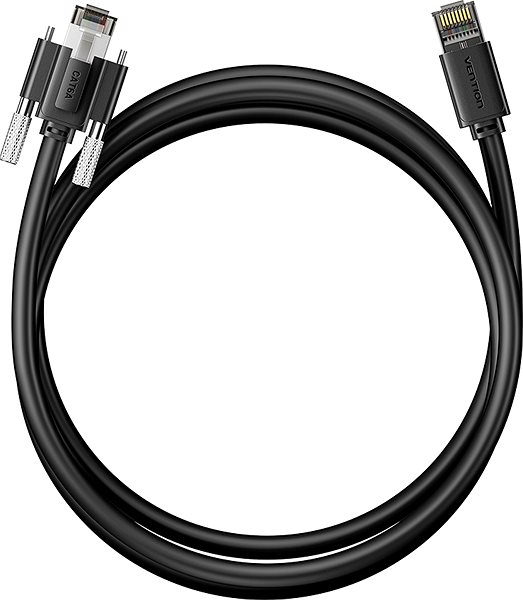 Ethernet Cable Vention Ultra-Flexible Cat6A SFTP Industrial Camera Ethernet Patch Cable 50M Black ...