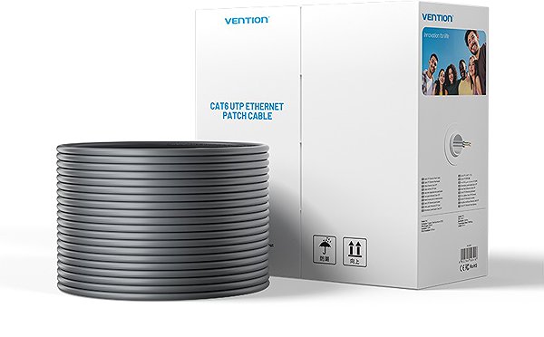 Ethernet Cable Vention Cat.6 UTP Lan Cable 305M Gray ...
