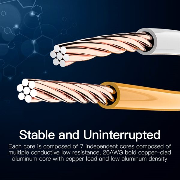 Hálózati kábel Vention CAT5e UTP Patch Cord Cable, 0.75m, kék Jellemzők/technológia