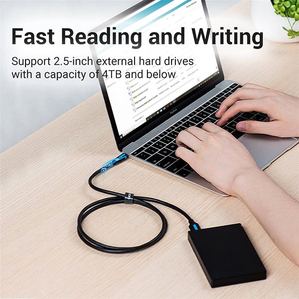 Data Cable Vention USB-C to Micro USB-B 3.0 2A Cable 0.5M Black ...