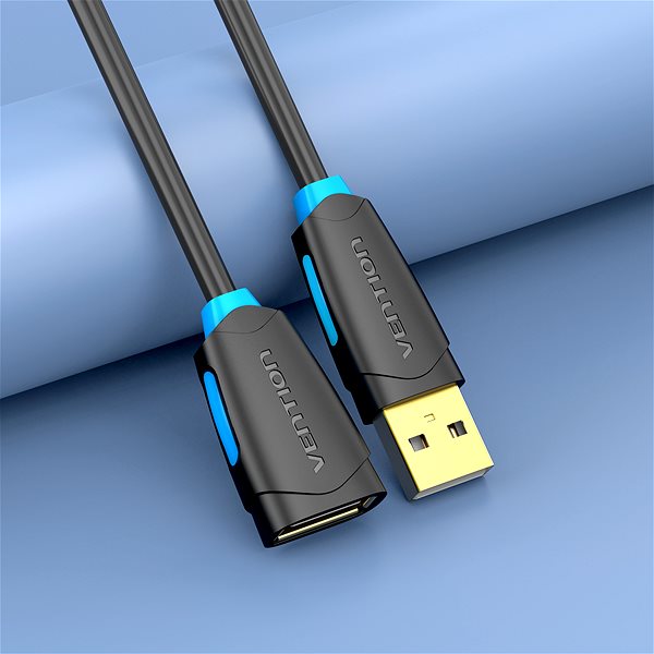 Dátový kábel Vention USB2.0 Extension Cable 0.5M Black ...