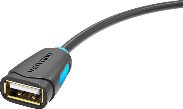 Adatkábel Vention USB2.0 Extension Cable 1m Black ...