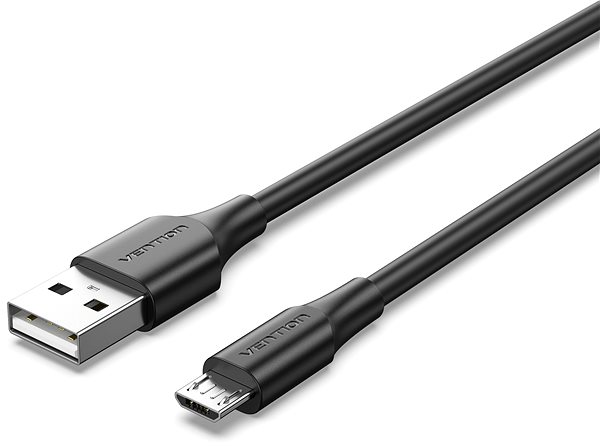 Adatkábel Vention USB 2.0 to micro USB 2A Cable 0.25m Black ...