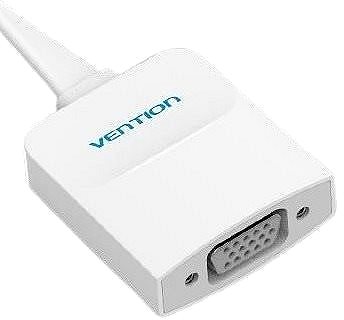 Adapter Vention HDMI to VGA Converter 0.15m White Connectivity (ports)