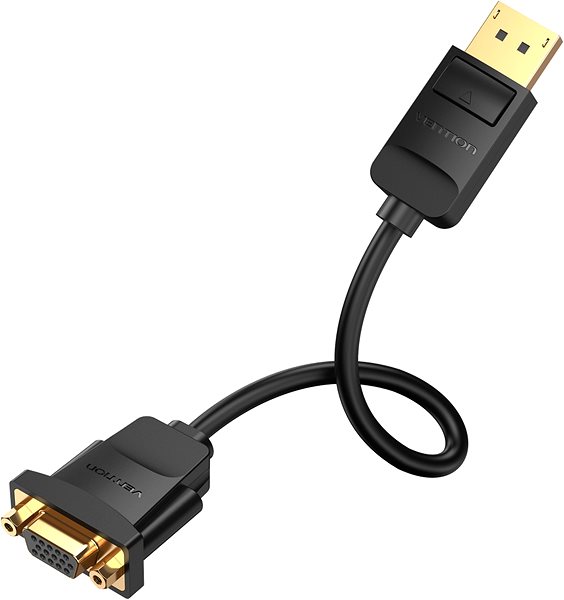 Adapter Vention DP Stecker zu VGA Buchse HD Kabel 0.15m schwarz ...