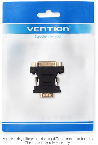 Adapter Vention DVI Female to VGA Male Adapter Black Verpackung/Box