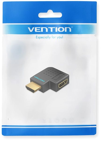 Adapter Vention HDMI Male to HDMI Female Adapter 90° Verpackung/Box