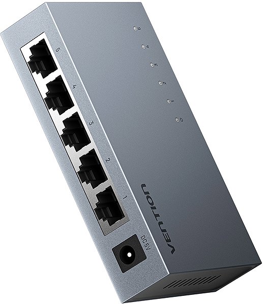 Switch Vention 5-Port Gigabit Ethernet Switch Gray ...