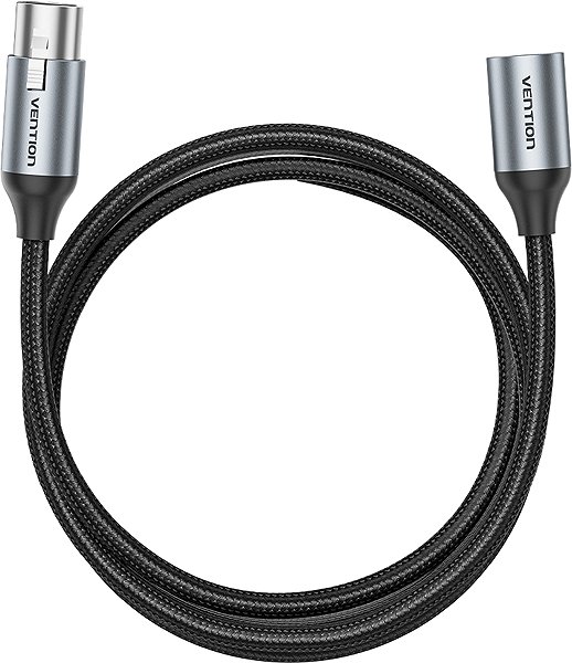 AUX Cable Vention XLR Audio Extension Cable 1M Gray Aluminum Alloy Type ...