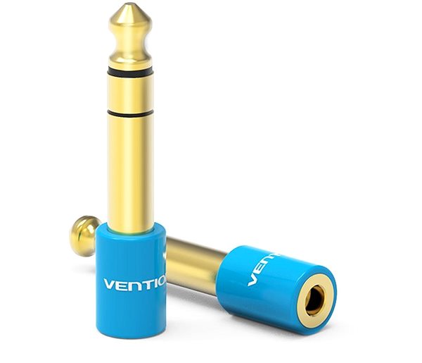 Redukcia Vention 6,3 mm Jack Male to 3,5 mm Female Audio Adapter Blue Vlastnosti/technológia