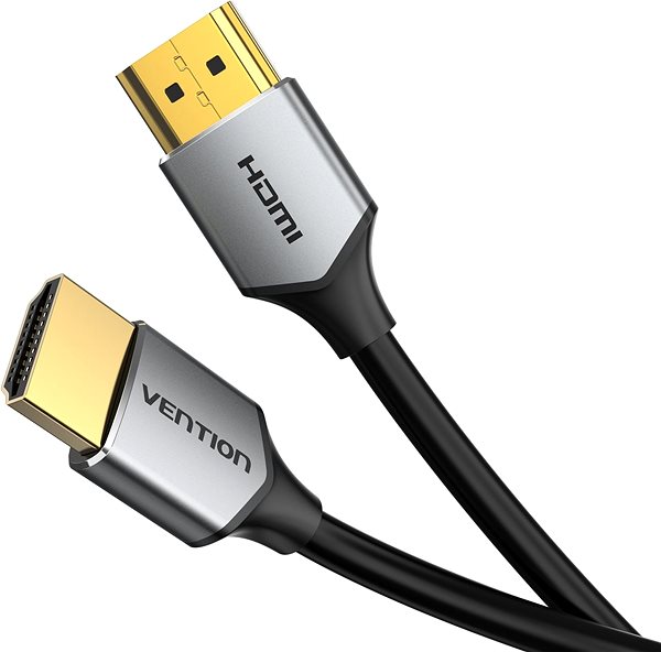 Video Cable Vention Ultra Thin HDMI Male to Male HD Cable 0.5m Gray Aluminum Alloy Type Features/technology