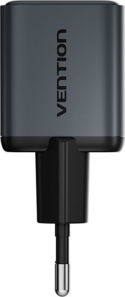 Wall Charger Vention 1-Port USB-C GaN Charger (20W) EU-Plug Gray ...