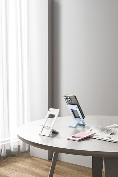 Držák na mobilní telefon Vention Portable Phone Stand for Desk White Plastic Type ...