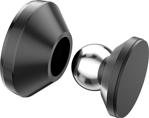 Phone holder Vention Magnetic Car Phone Mount Black 3M Adhesive Type ...