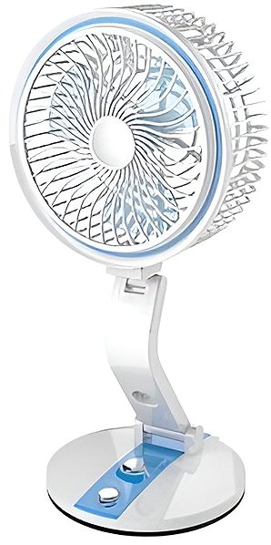 Fan Verk Wireless foldable with LED light blue-white ...