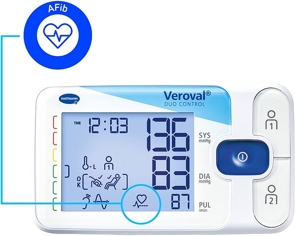 Vérnyomásmérő HARTMANN Veroval Duo Control Jellemzők/technológia 2