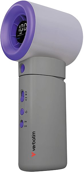 Ventilator VERBATIM Cool 'n' Go Aqua Breeze grau/lila ...