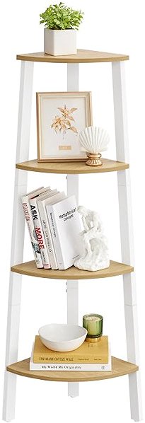 Shelving Unit Vasagle Corner shelf 4 shelves ...