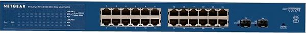 Switch Netgear GS724T Anschlussmöglichkeiten (Ports)