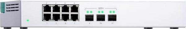 Switch QNAP QSW-308S Anschlussmöglichkeiten (Ports)