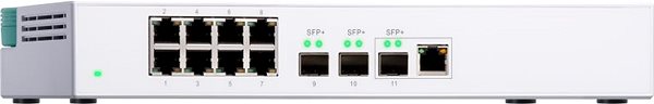 Switch QNAP QSW-308-1C Csatlakozási lehetőségek (portok)