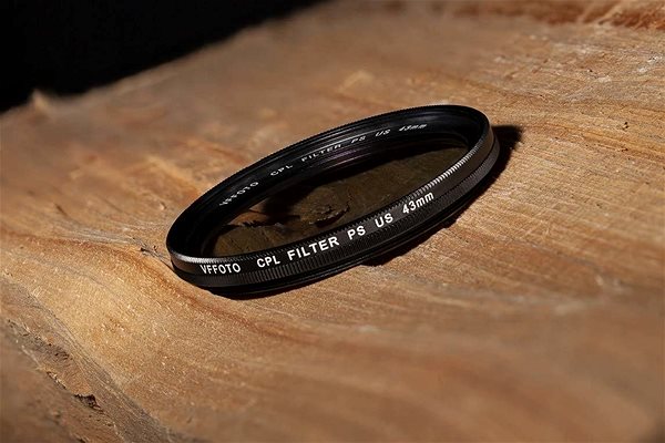 VFFOTO PS Ultra Slim 43mm polarising filter.